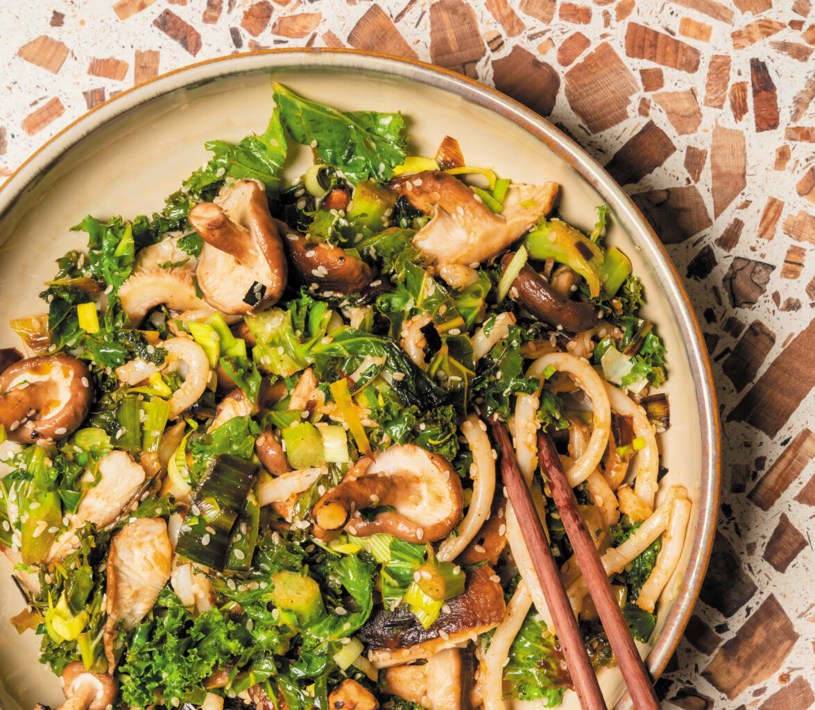 Ultimate Vegan Shiitake Stir Fry with Seaweed