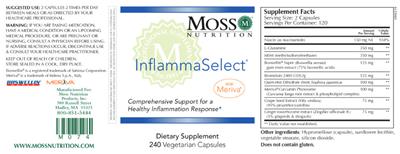 Moss Nutrition InflammaSelect product packaging
