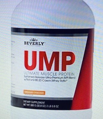 Beverly International UMP Graham Cracker source label used in the packaging illustration