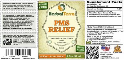 Herbal Terra PMS Relief product packaging