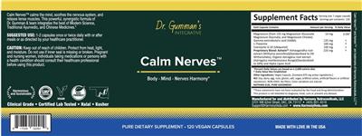 Dr. Gumman’s Integrative Calm Nerves product packaging