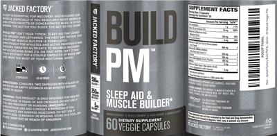 Jacked Factory Build PM source label used in the packaging illustration