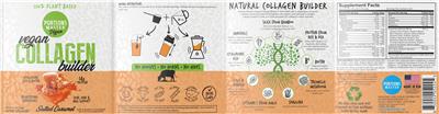 Portions Master Vegan Vegan Collagen Builder Salted Caramel source label used in the packaging illustration