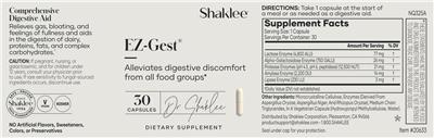 Shaklee EZ-Gest product packaging