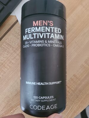 Codeage Men's Fermented Multivitamin product packaging