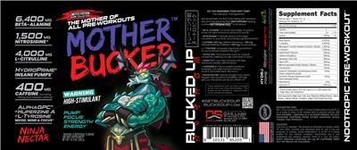 Bucked Up Mother Bucker Ninja Nectar product packaging