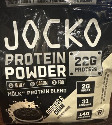 Jocko Fuel Jocko Protein Powder Molk Cookies & Cream product packaging