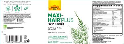 Country Life Maxi-Hair Plus product packaging