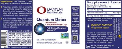 Quantum Nutrition Labs Quantum Detox product packaging
