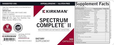 Kirkman Spectrum Complete II source label used in the packaging illustration