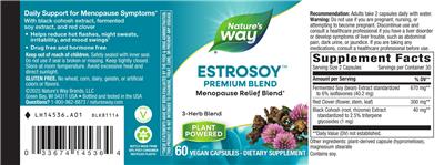 Nature's Way EstroSoy product packaging