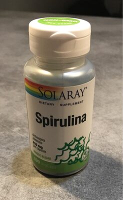 Solaray Spirulina 410 mg product packaging