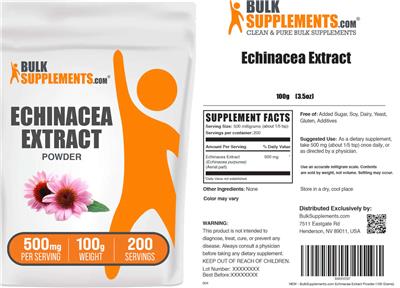 BulkSupplements.com Echinacea Extract product packaging