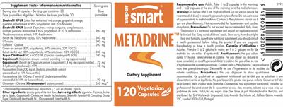 SuperSmart Metadrine product packaging