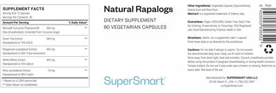 SuperSmart Natural Rapalogs product packaging