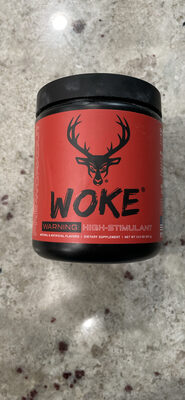 Bucked Up Woke source label used in the packaging illustration