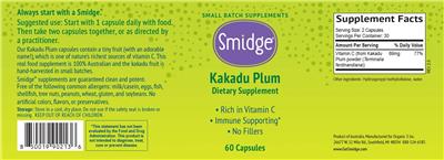 Smidge Kakadu Plum source label used in the packaging illustration