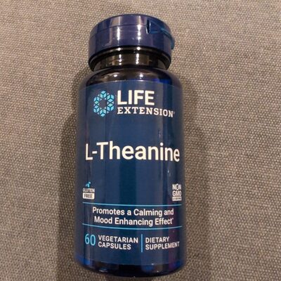 Life Extension L-Theanine 100 mg product packaging
