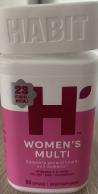 Habit Women's Multi source label used in the packaging illustration