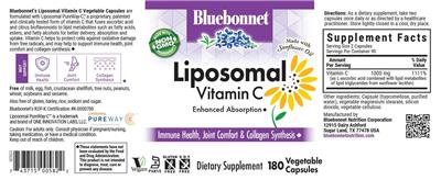 Bluebonnet Liposomal Vitamin C product packaging