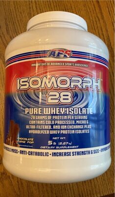 APS Isomorph 28 Chocolate Fudge Pop source label used in the packaging illustration