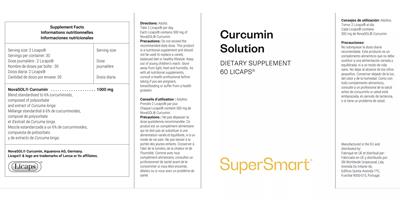 SuperSmart Curcumin Solution product packaging