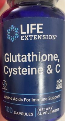 Life Extension Glutathione Cysteine & C product packaging