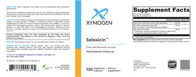XYMOGEN Saloxicin source label used in the packaging illustration