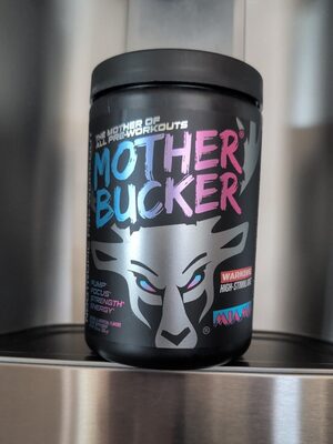 Bucked Up Mother Bucker Miami source label used in the packaging illustration