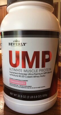 Beverly International UMP Strawberry source label used in the packaging illustration