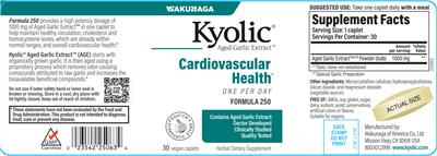 Kyolic Kyolic Formula 250 product packaging