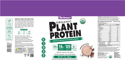 Bluebonnet Organic Plant Protein Chocolate Flavor product packaging