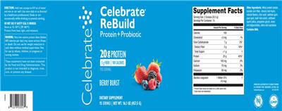 Celebrate Celebrate ReBuild Berry Burst source label used in the packaging illustration