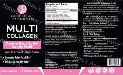 Genceutic Naturals Multi Collagen product packaging