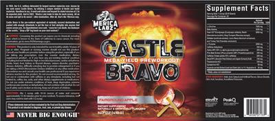 Merica Labz Castle Bravo Fairground Apple product packaging