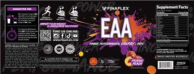 FINAFLEX EAA Psycho Peach source label used in the packaging illustration