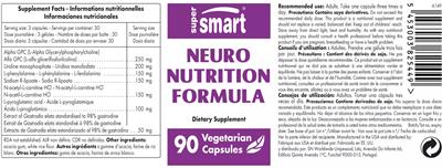 SuperSmart Neuro Nutrition Formula product packaging