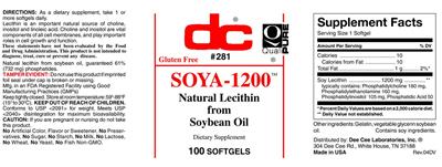 DC Soya-1200 source label used in the packaging illustration