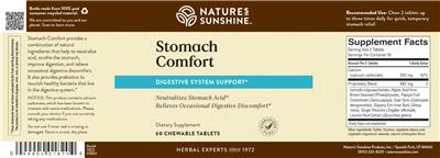 Nature's Sunshine Stomach Comfort product packaging
