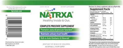 Centurion Labs Natrxa product packaging