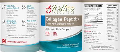 Wellness Resources Collagen Peptides product packaging