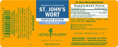 Herb Pharm St. John's Wort product packaging