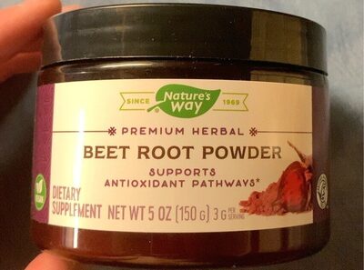 Nature's Way Beet Root Powder 3 g product packaging