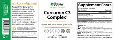 Jigsaw Health Curcumin C3 Complex product packaging