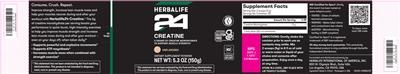 Herbalife Nutrition Creatine Unflavored source label used in the packaging illustration