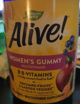 Nature's Way Alive! Women's Gummy Multivitamin Mixed Berry Flavored product packaging