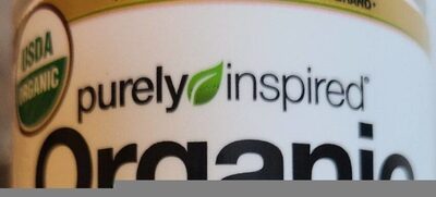 Purely Inspired Organic Greens Unflavored source label used in the packaging illustration