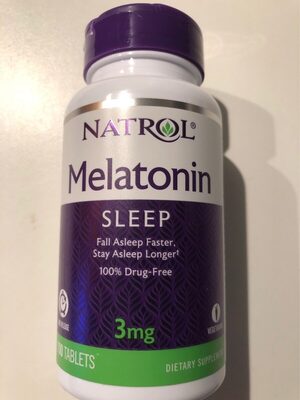 Natrol Melatonin 3 mg Time Release product packaging