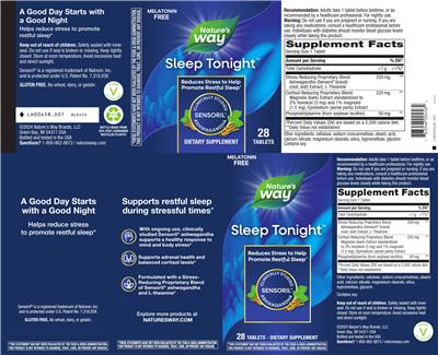 Nature's Way Sleep Tonight product packaging