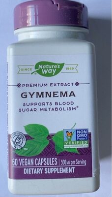 Nature's Way Gymnema 500 mg product packaging
